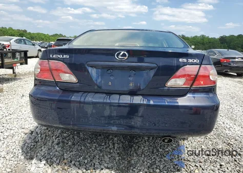 2003 Lexus Es 300 from USA, damaged, VIN JTHBF30G330093640